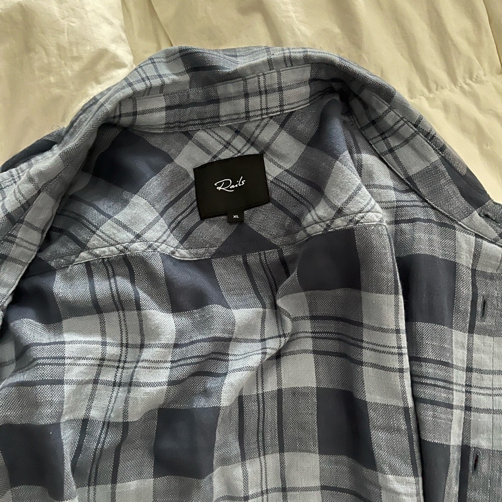 Rails Hunter Shirt Blue Flannel